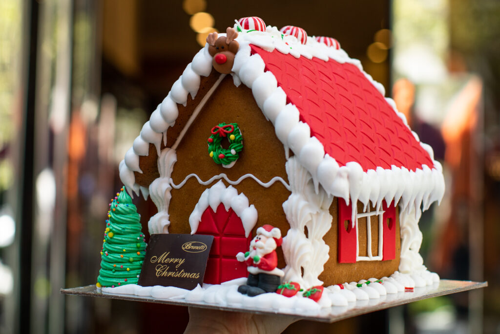 A Gingerbread House for the Christmas season from Brunetti Classico