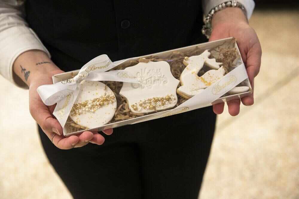 CHRISTMAS COOKIE BOX Brunetti Classico Cafe Melbourne