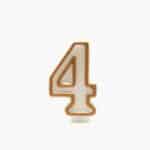 Numeral 4 +$2.50