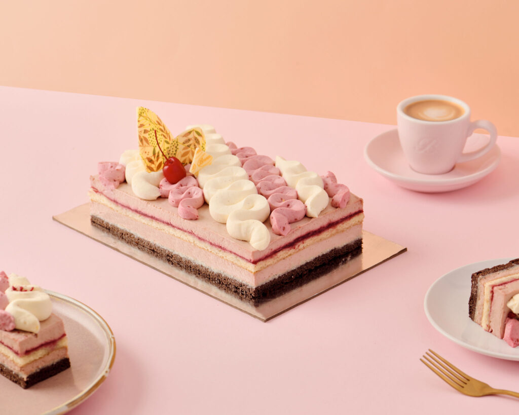 A Taste of Spring: Discover the Cherry Blossom Cake & Slice at Brunetti Classico
